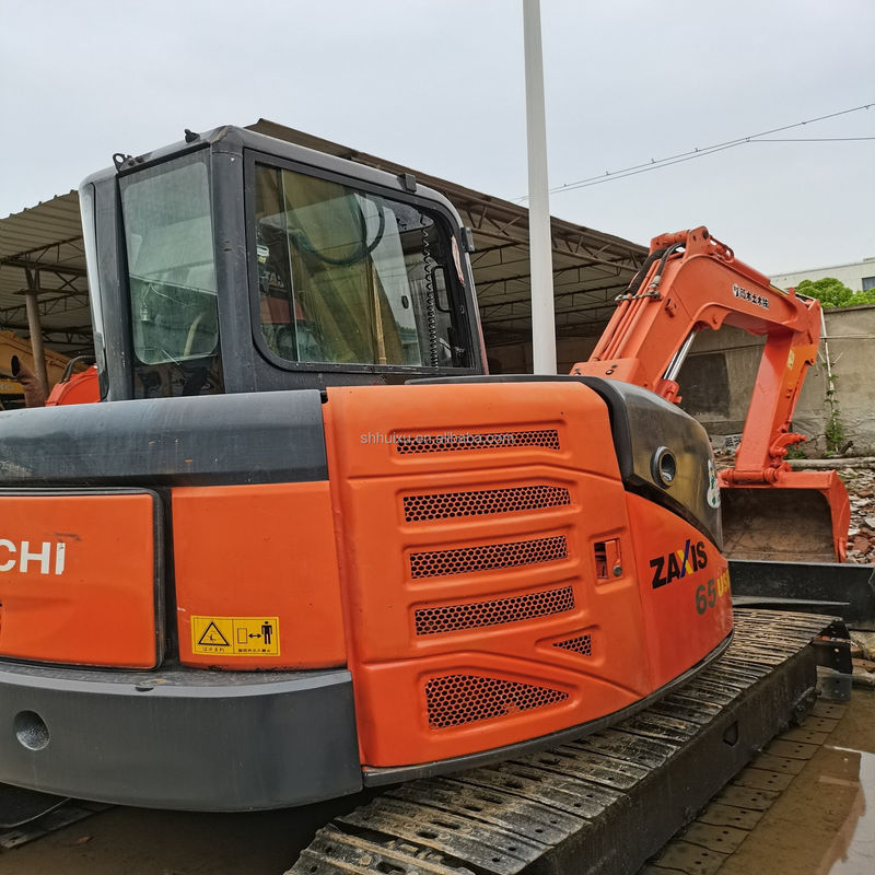 Hitachi en stock Bonne qualité Hitachi ZX65 Excavateur hydraulique à rampe d'occasion/mini-excavateur d'occasion Hitachi ZX65 Prix bon marché