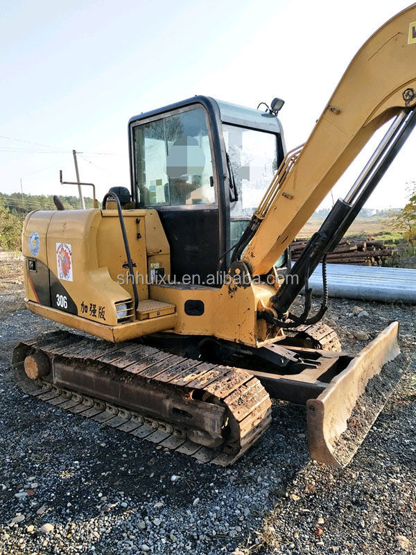 Petite pelle Excavateur Mini pelle utilisée chat 60 haute qualité bon état à vendre pelle d'occasion cat60