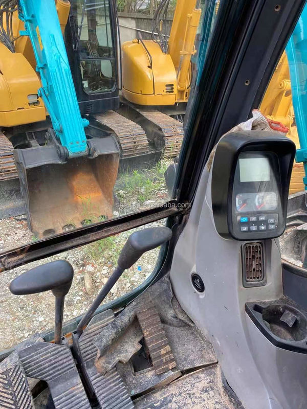 Couleur bleue Peinture d'origine utilisée Kobelco 75 Excavateur d'occasion 7,5 Tonnes