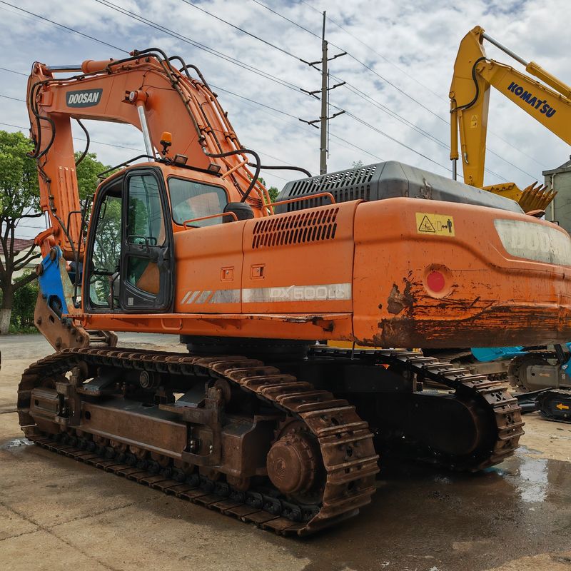 Excellente qualité Excavateur hydraulique à rampe de seconde main DOOSAN DH500/utilisé DOOSAN DH500 en vente