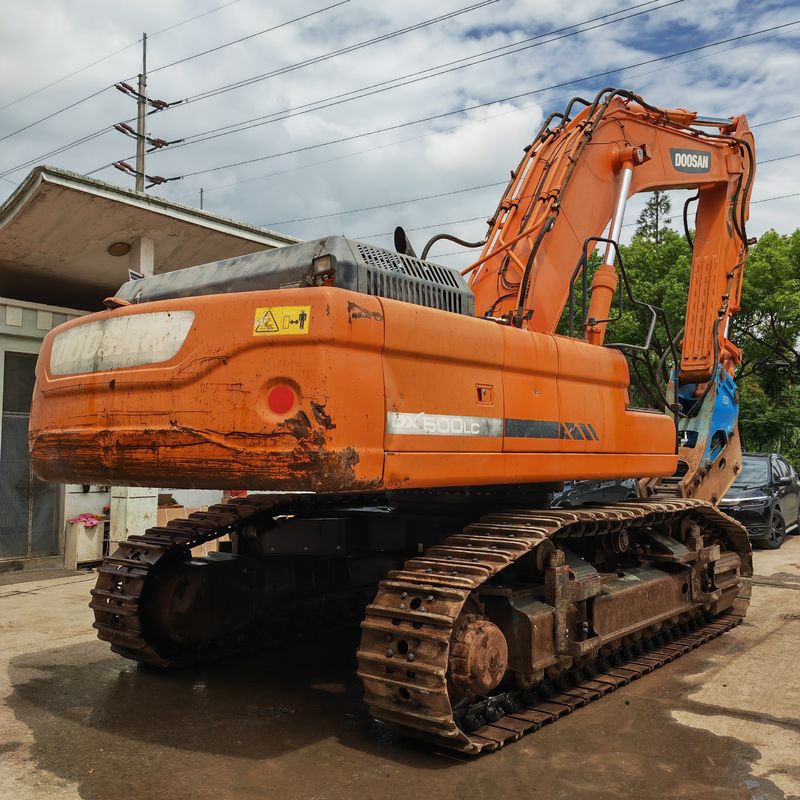 Excellente qualité Excavateur hydraulique à rampe de seconde main DOOSAN DH500/utilisé DOOSAN DH500 en vente