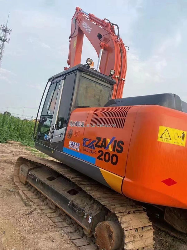 Hitachi en stock Hitachi ZX200-3 d'occasion Excavateur hydraulique à rampe en bon état/machine de creusement d'occasion Hitachi ZX200-3 Prix bon marché