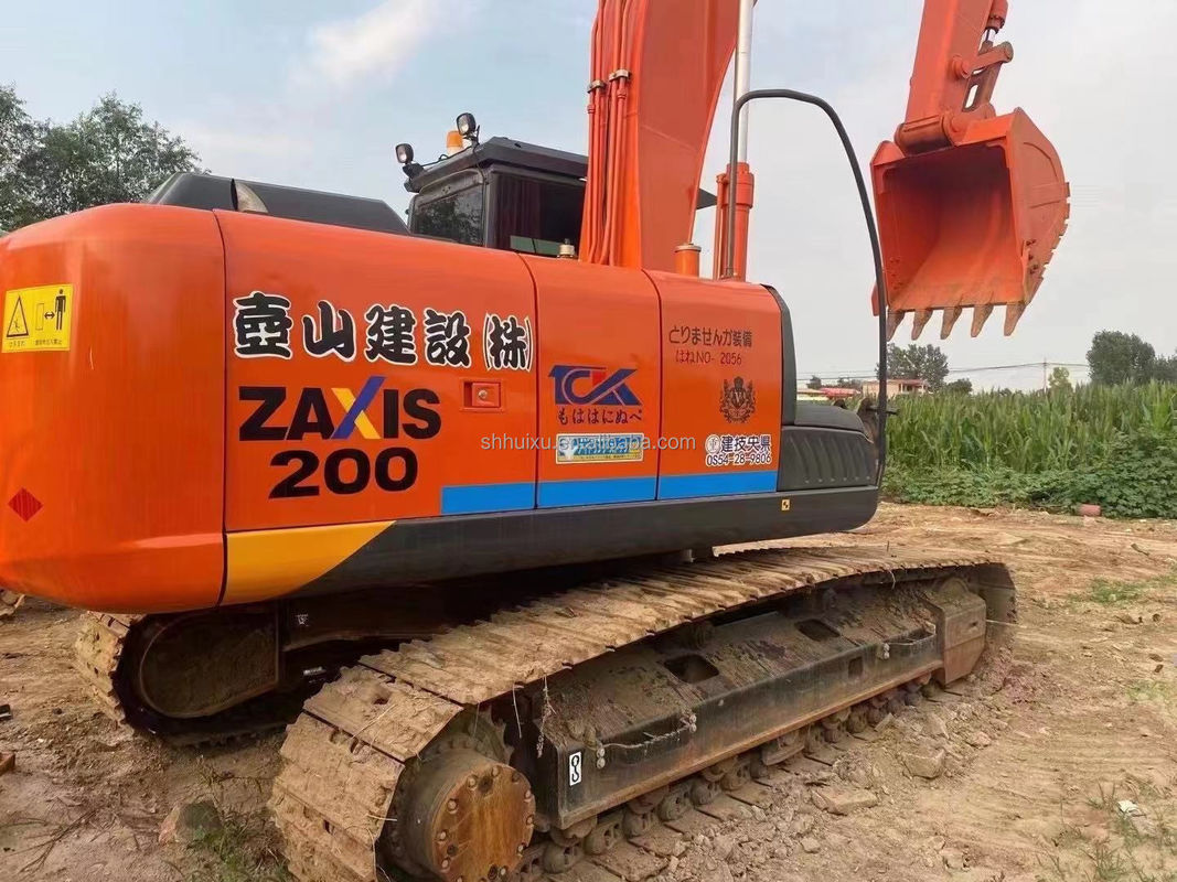 Hitachi en stock Hitachi ZX200-3 d'occasion Excavateur hydraulique à rampe en bon état/machine de creusement d'occasion Hitachi ZX200-3 Prix bon marché