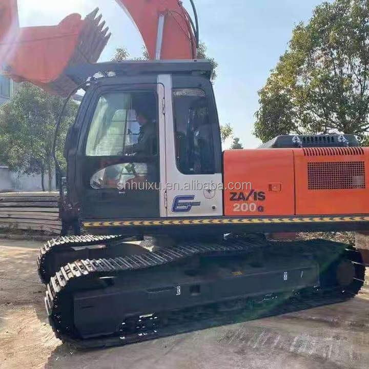 Hitachi en stock Bon état Hitachi ZX200-5 d'occasion Excavateur hydraulique à rampe/machine de creusement d'occasion Hitachi ZX200-5 Prix bon marché