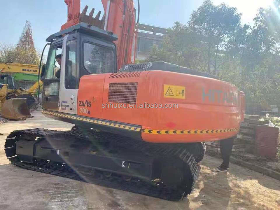 Hitachi en stock Bon état Hitachi ZX200-5 d'occasion Excavateur hydraulique à rampe/machine de creusement d'occasion Hitachi ZX200-5 Prix bon marché