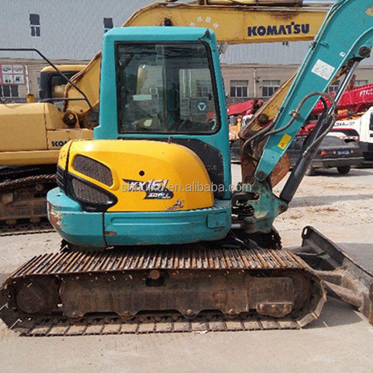 Excavateur d'occasion de qualité japonaise Kubota 161 petit de 6,1 tonnes mini excavateur à rampe d'occasion
