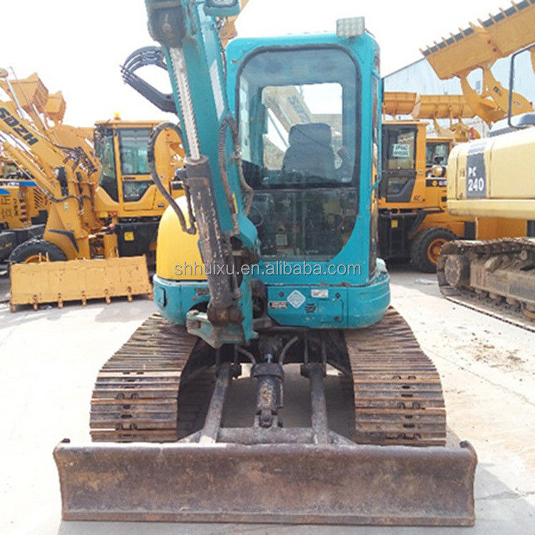 Excavateur d'occasion de qualité japonaise Kubota 161 petit de 6,1 tonnes mini excavateur à rampe d'occasion