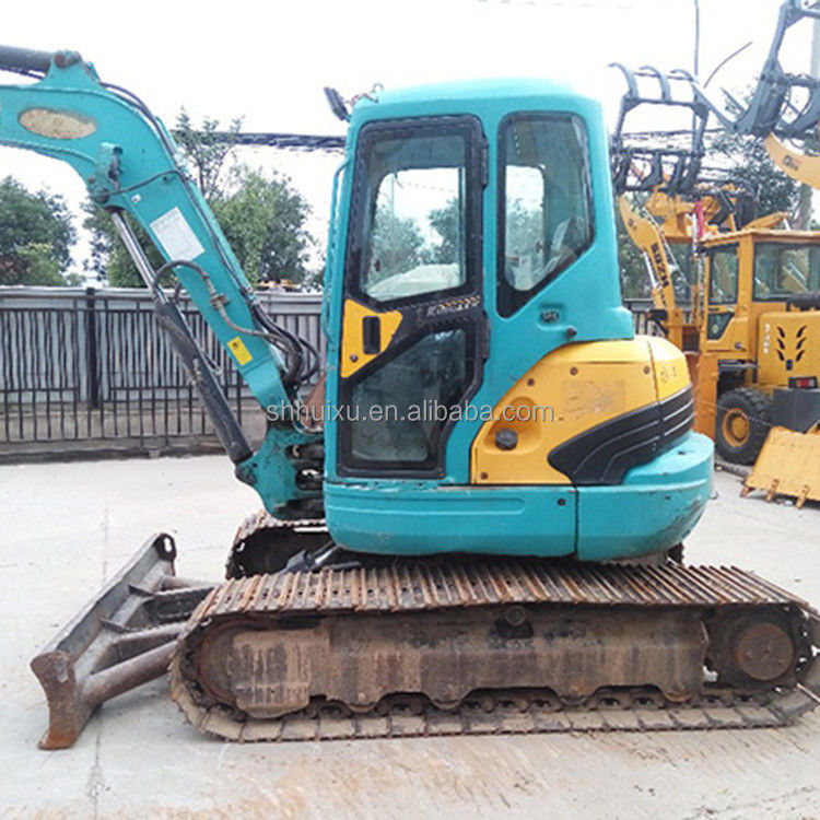Excavateur d'occasion de qualité japonaise Kubota 161 petit de 6,1 tonnes mini excavateur à rampe d'occasion