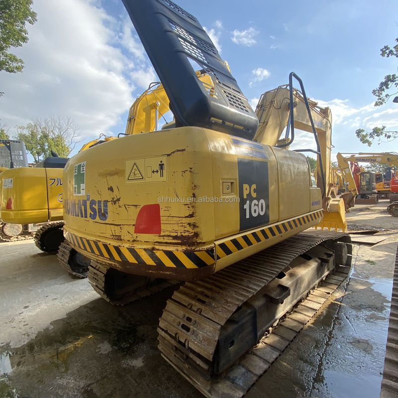 Komatsu 16 tonnes le meilleur original utilisé Japon komatsu PC160 excavateur rampante Komatsu Excavator