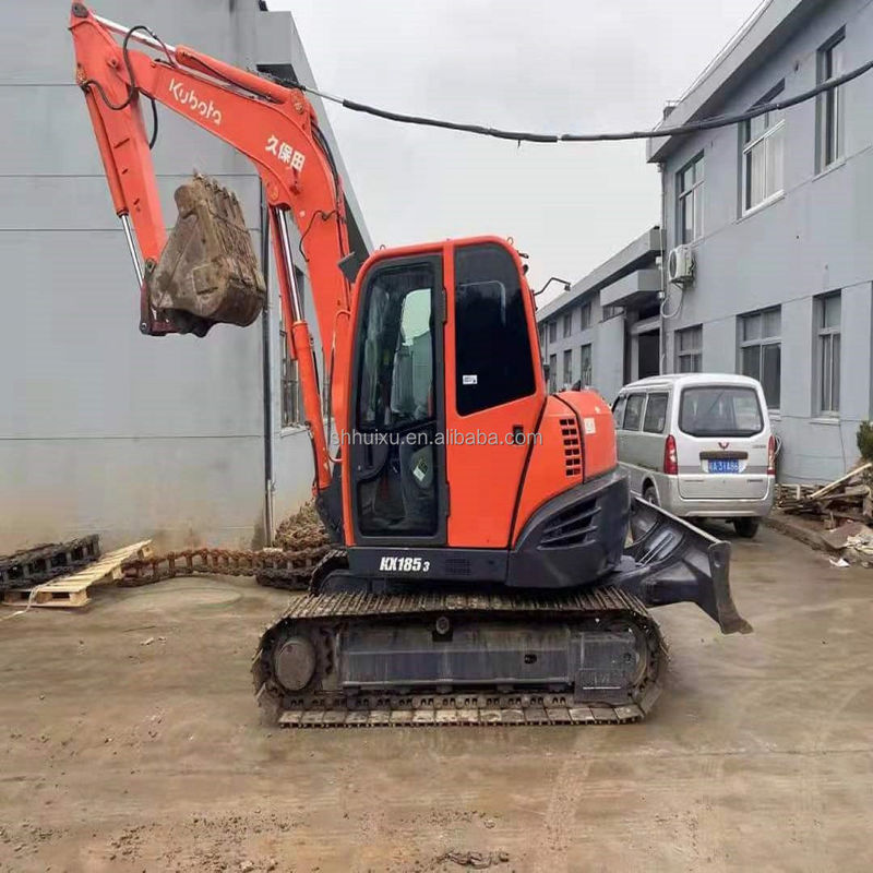 Excavatrice utilisée mini-excavatrice Kubota185 de bonne qualité à bas prix, de seconde main de la marque japonaise Kubota185