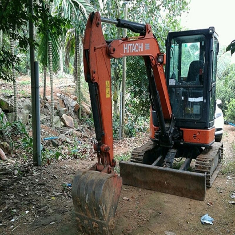 Excavatrice utilisée Hitachi zx35 à rampe de 3,5 tonnes mini zx35u avec pièces jointes hydraulique zx35u-3