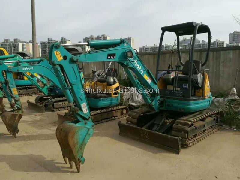 Excavateur hydraulique d'occasion Kubota25 de haute qualité/mini-excavateur d'occasion Kubota25 d'origine japonaise prix bon marché