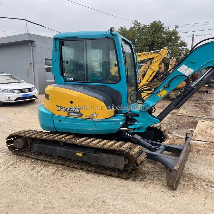 Mini-excavateur d'occasion Kubota35 d'origine japonaise prix bon marché/traîneur hydraulique d'occasion Excavateur Kubota35 Haute qualité