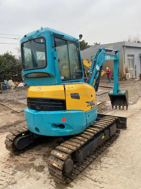 Mini-excavateur d'occasion Kubota35 d'origine japonaise prix bon marché/traîneur hydraulique d'occasion Excavateur Kubota35 Haute qualité