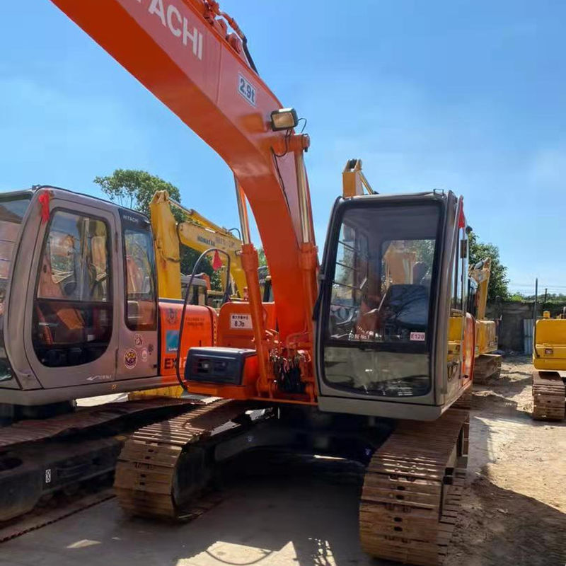 Meilleur vendeur HITACHI ex120 Excavateur hydraulique à rampe d'occasion Bonne qualité/machine de creusement d'occasion HITACHI ex120 vente à chaud