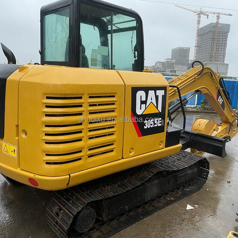Cat utilisé excavateur rampant 305.5 e2 mini-excavateur d'occasion Cat305.5E excavateur à bas prix CAT 303 cat 306 excavateur