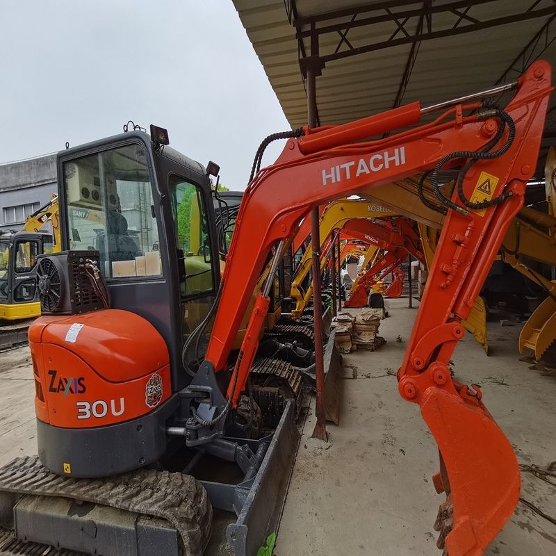 Meilleur vendeur HITACHI 30U Excavateur hydraulique à rampe d'occasion Bonne qualité/machine de creusement d'occasion HITACHI 30U vente à chaud
