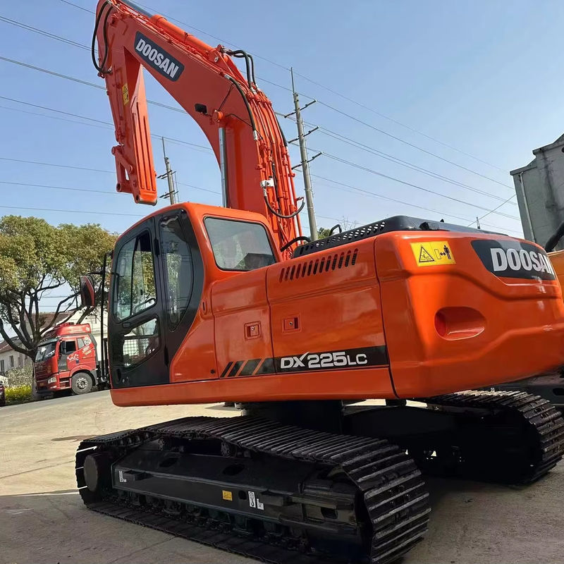 25 tonnes de couleur d'origine utilisée Crawler Big Digger Doosan Dh225-9 Excavator d'occasion