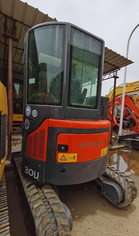 Meilleur vendeur HITACHI 30U Excavateur hydraulique à rampe d'occasion Bonne qualité/machine de creusement d'occasion HITACHI 30U vente à chaud