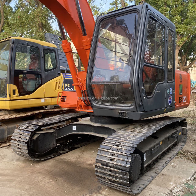 12 tonnes mini excavatrice utilisée Hitachi utilisée excavatrice coréenne avec seau utilisée Hitachi 120 excavatrice