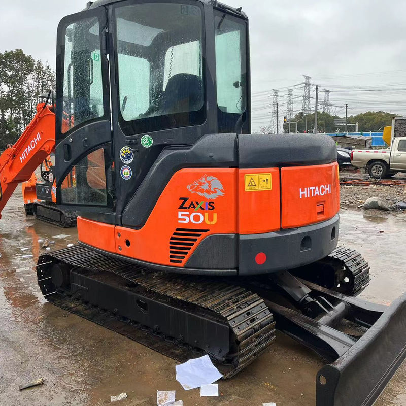 Excavateur d'occasion Hitachi50U/mini-excavateur d'occasion Hitachi 55u à vendre creuseuse d'occasion Hitachi mini-creuseuse 55U