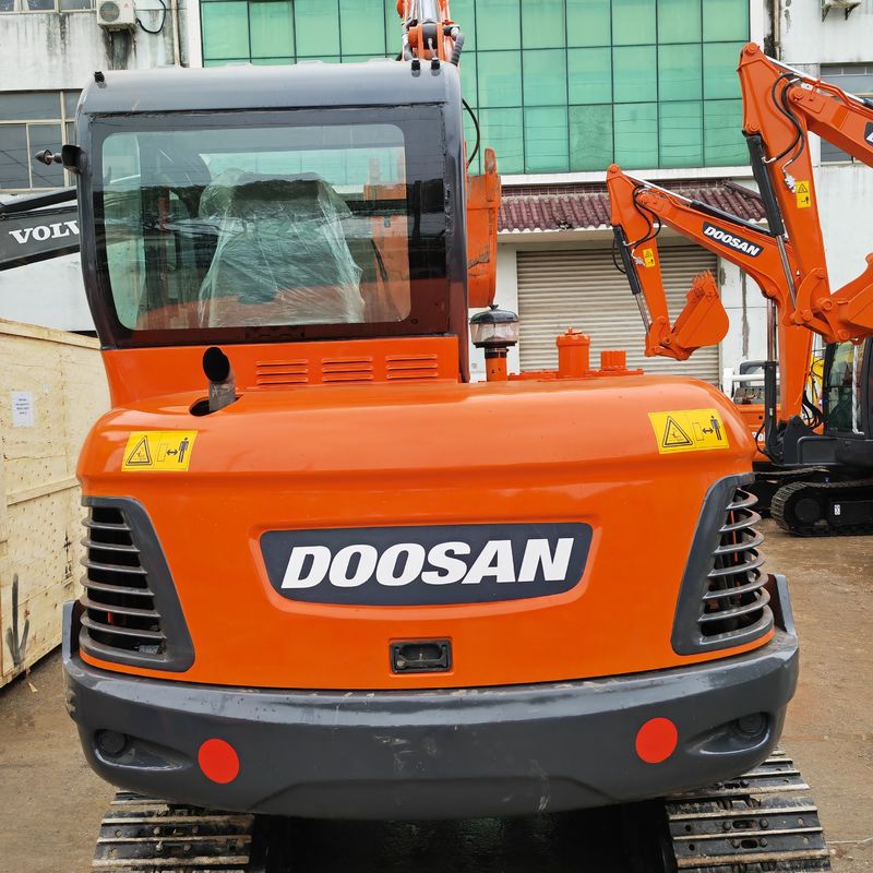 Excavateur mini Doosan Dx55 d'occasion Mini Digger couleur originale