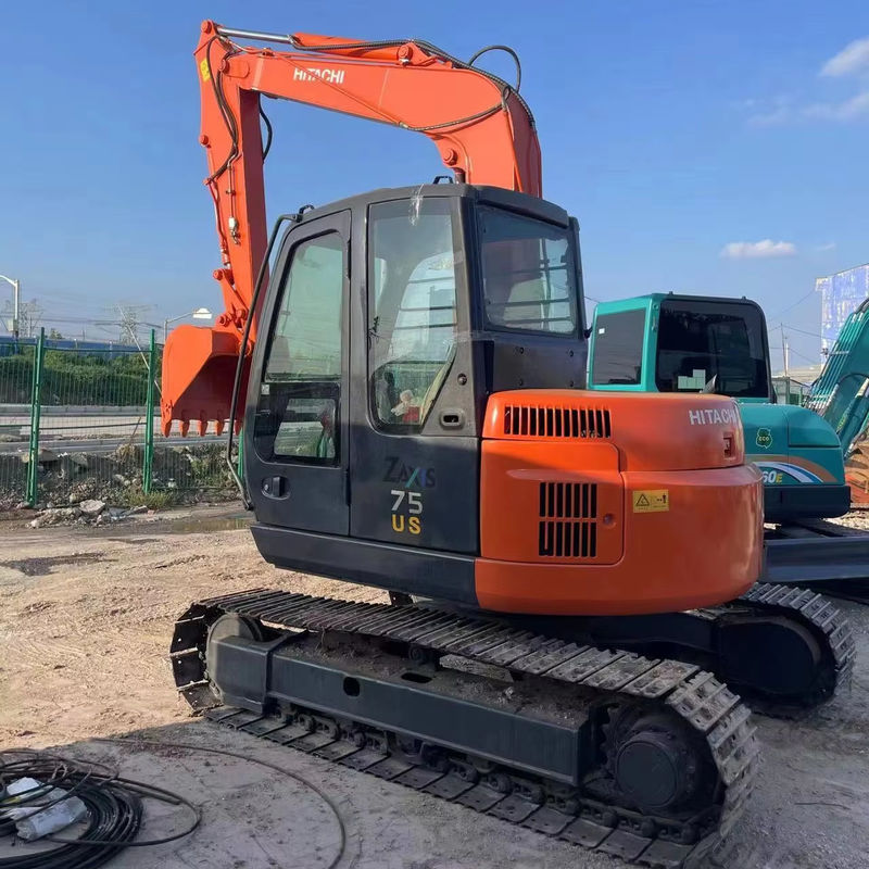 Excavateur d'occasion Hitachi 75 excavateur petite machine d'occasion 7,5 tonnes excavateur hydraulique mini excavateur