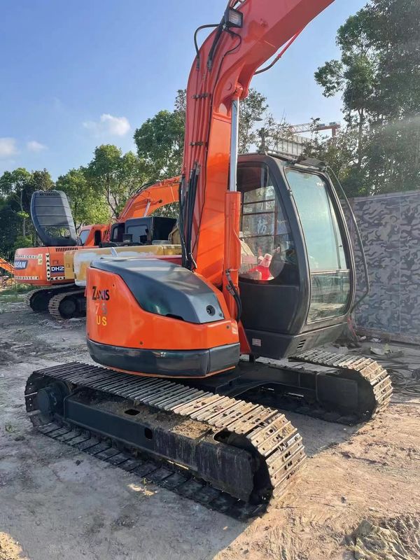 Excavateur d'occasion Hitachi 75 excavateur petite machine d'occasion 7,5 tonnes excavateur hydraulique mini excavateur