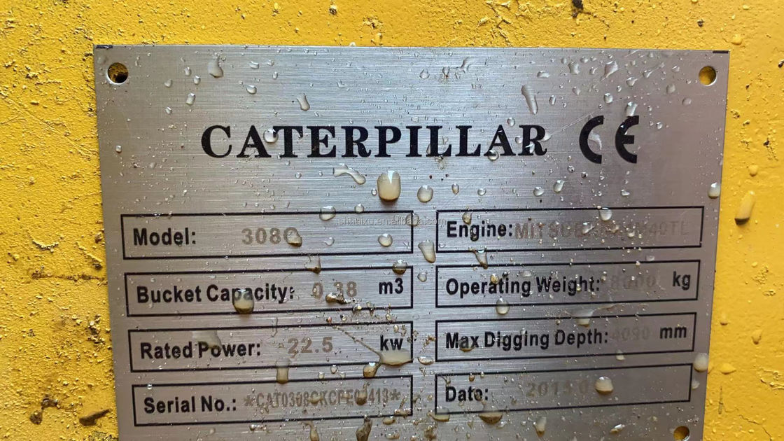 Excavatrices utilisées cat308. CAT 308c Construction de machines lourdes CAT 303 cat 306 Excavatrice