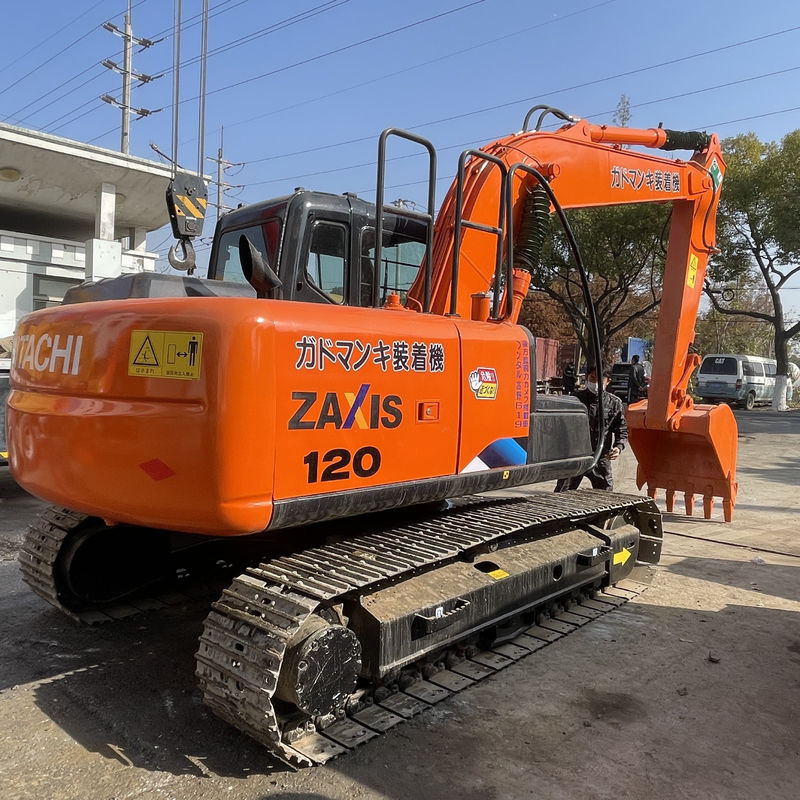 Excavateur d'occasion Hitachi ZX120 machines à creuser 12 tonnes excavateurs d'occasion bâtiment Hitachi ZX120 machines de construction