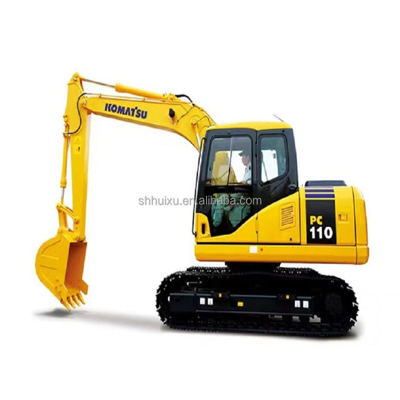 Excavateur de terre à main utilisée Komatsu PC110 machines à main utilisées excavateurs de trous de poste à main utilisée excavateurs d'occasion à vendre