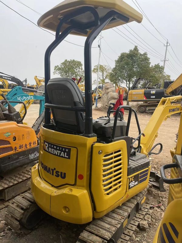 Mini-excavateur d'occasion Komatsu PC18 petit creuseur d'occasion machines mini-excavateur d'occasion creuseur d'occasion à vendre
