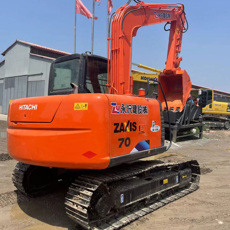 Mini-excavateur d'occasion Hitachi 70 excavateur petite machine d'occasion de 7 tonnes excavateur de terre à main petit excavateur