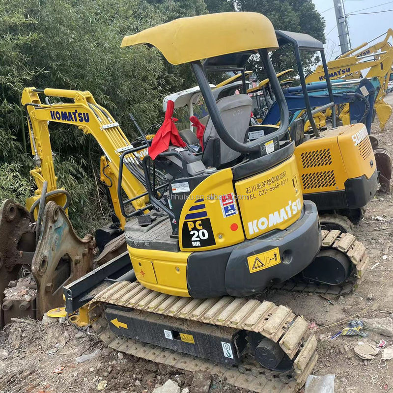 prix bas en stock mini creuseur Komatsu PC20 sans cabine creuseur Japon utilisé Komatsu hydraulique mini creuseur creuseur