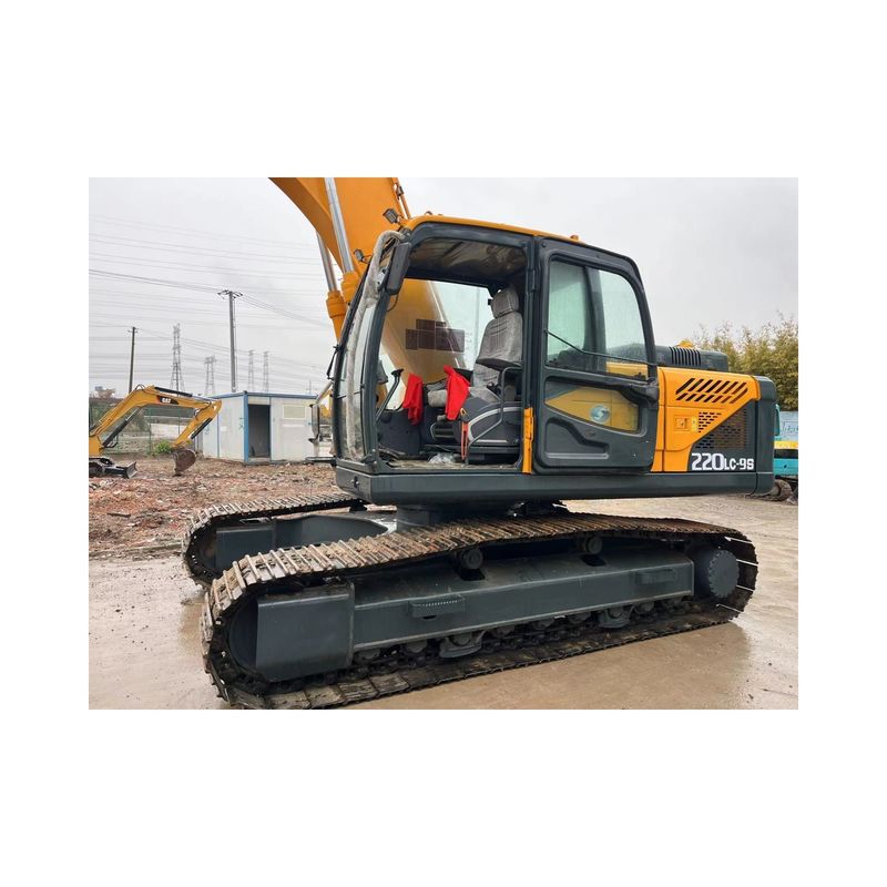 Machines de construction utilisées Excavateur hydraulique Hyundai 225-9 Marque Corée