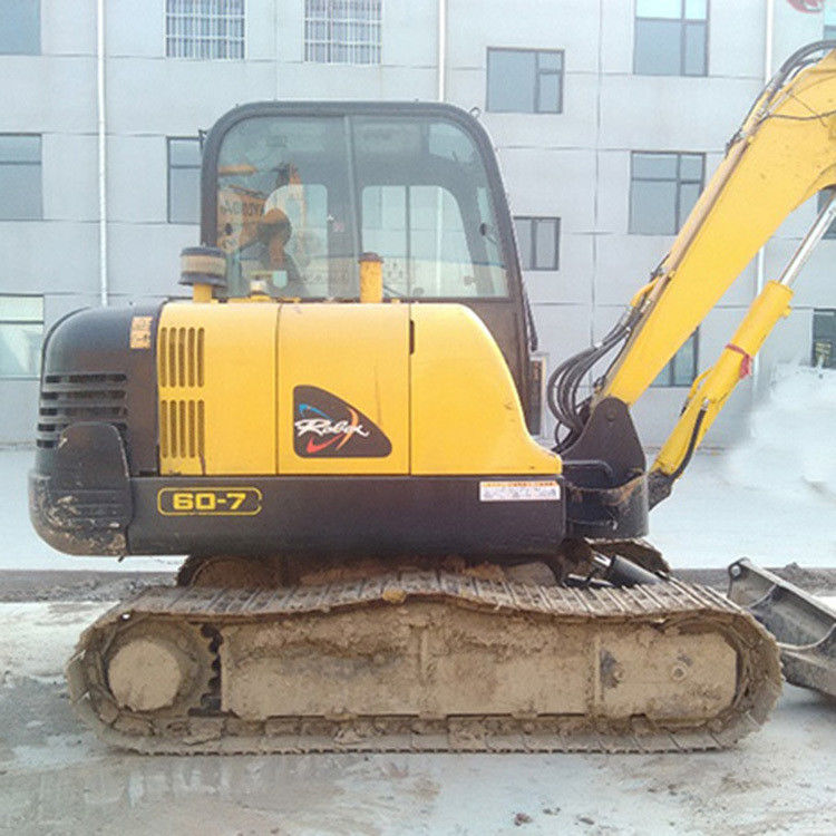 6 tonnes Hyundai Excavators à roues d'occasion R60-7 Hyundai Excavators d'occasion Crawler 60