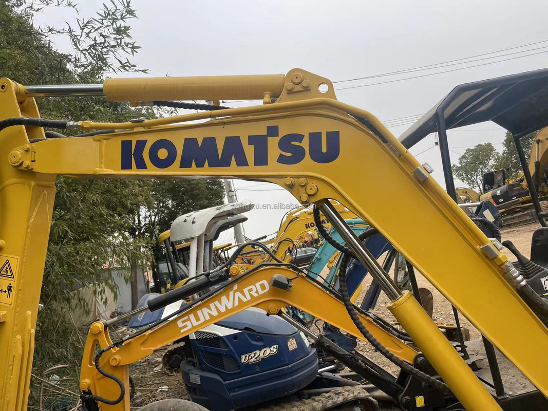 La plus petite mini-excavatrice Komatsu PC20 sans cabine petite excavatrice utilisée mini-machinerie l'excavateur meilleur excavateur rampant
