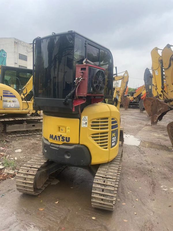 Excavateur d'origine japonaise Komatsu PC20 avec cabine