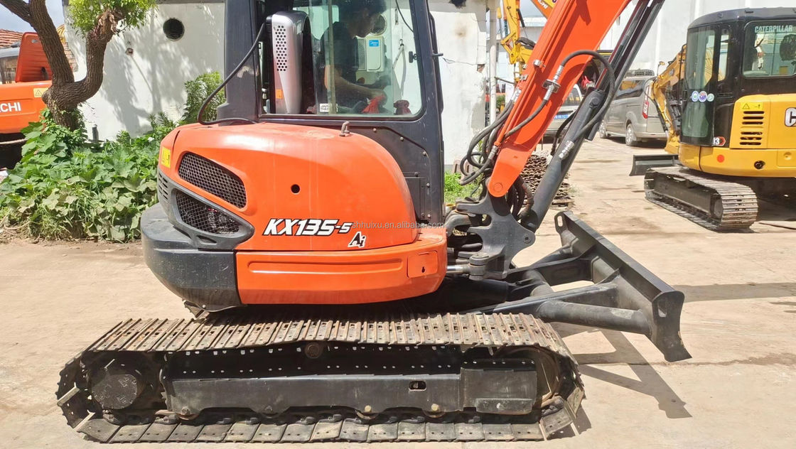 Excavateur mini utilisé Kubota Kx135-5 excavateur utilisé petite machine excavateur utilisé excavateur d'occasion à vendre