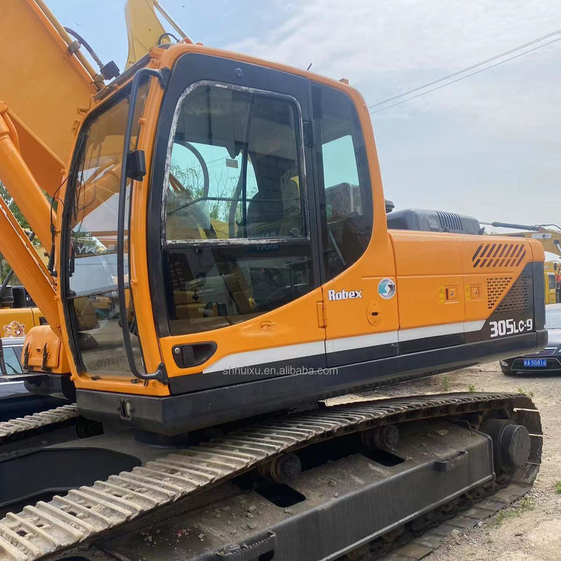 R375 210 220 305 350 375 Excavatrices à rampe Excavatrice lourde Hyundai utilisée