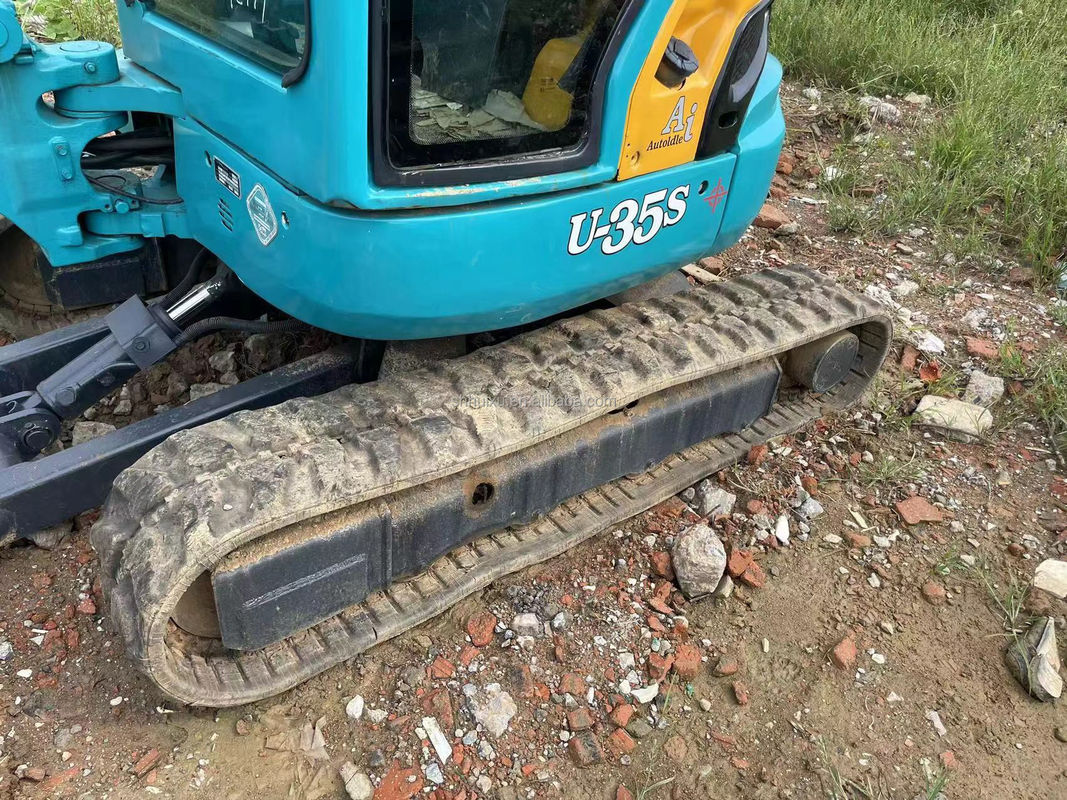 Temps de travail réduit Excavateur Kubota U35S vente d'excavateur d'occasion avec moteur et pompe de haute qualité Excavateur d'occasion machines d'occasion bon marché