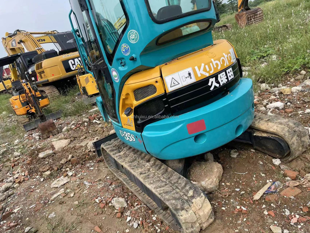 Temps de travail réduit Excavateur Kubota U35S vente d'excavateur d'occasion avec moteur et pompe de haute qualité Excavateur d'occasion machines d'occasion bon marché