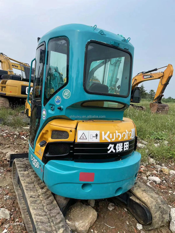 Temps de travail réduit Excavateur Kubota U35S vente d'excavateur d'occasion avec moteur et pompe de haute qualité Excavateur d'occasion machines d'occasion bon marché
