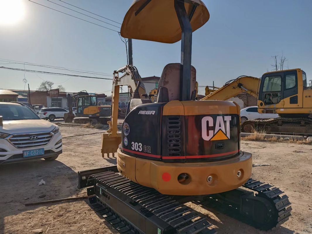 Excavateur à pied d'occasion CAT303 sans cabine de conduite mini-excavateurs à vendre mini-excavateurs d'occasion ventes