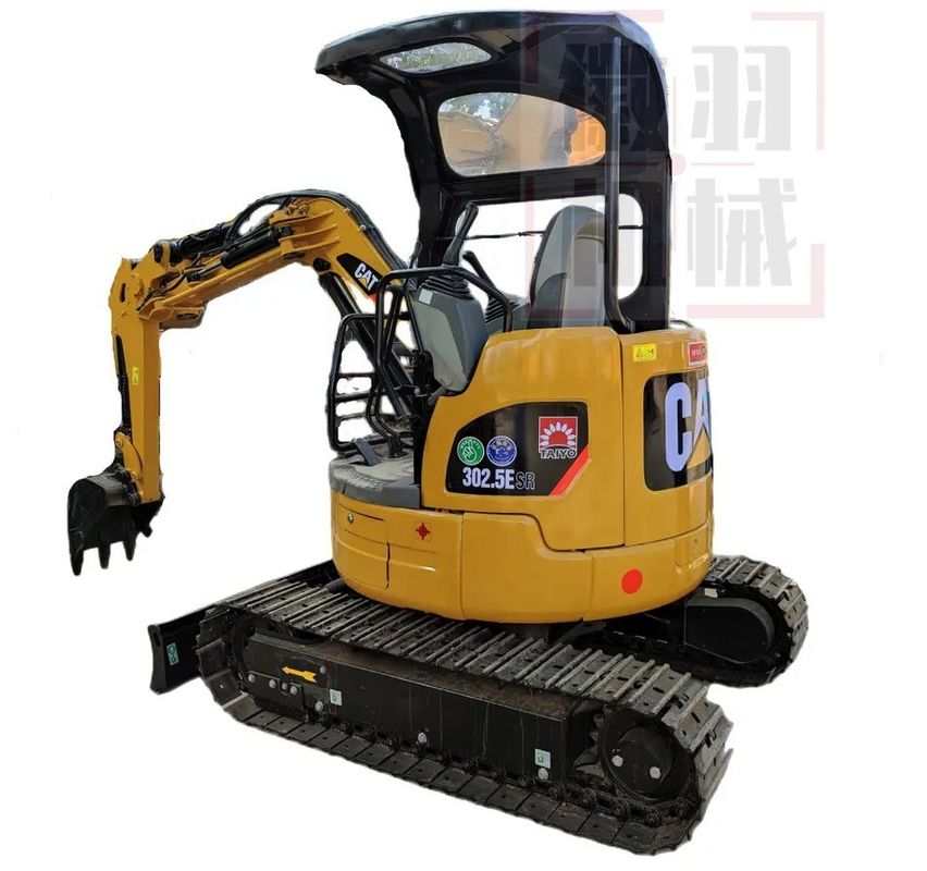 Excavateur à pied d'occasion CAT302.5 sans cabine de conduite mini-excavateurs d'occasion à vendre mini-excavateurs d'occasion ventes