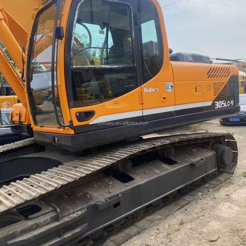 30000KG Excavateur d'origine HYUNDAI 305 Excavateurs d'occasion 1,2m3 Capacité de seau