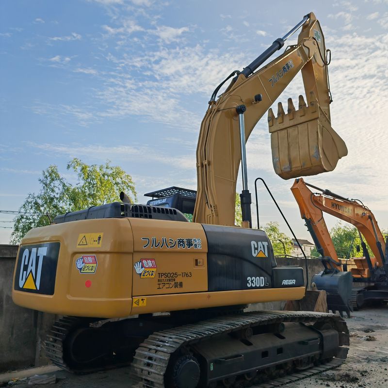 Machinerie utilisée pour les chenilles machines d'occasion pour le creusement de la terre CAT 330 330C 330D moteur diesel excavateur escavator