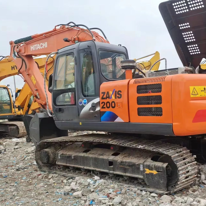 Usé japonais Hitachi Ex200 en bon état Excavateur à rouleaux Construction de machines en bon état à vendre