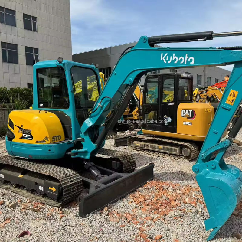 Super Value Expérience Kubota155 origine japonaise prix bon marché excavateur d'occasion rampant Excavateur