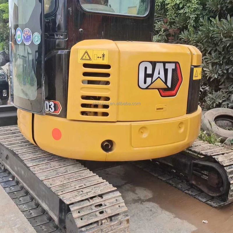 Mini-excavatrice utilisée CAT303 avec cabine de conduite